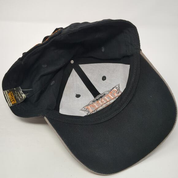STIHL Street Boss Strapback Hat Black One Size Adjustable Embroidered - Picture 7 of 9
